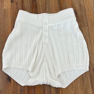 For Love and Lemons Camille Knit Shorts (S)